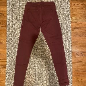 burgundy Altar’d State skinny jeans